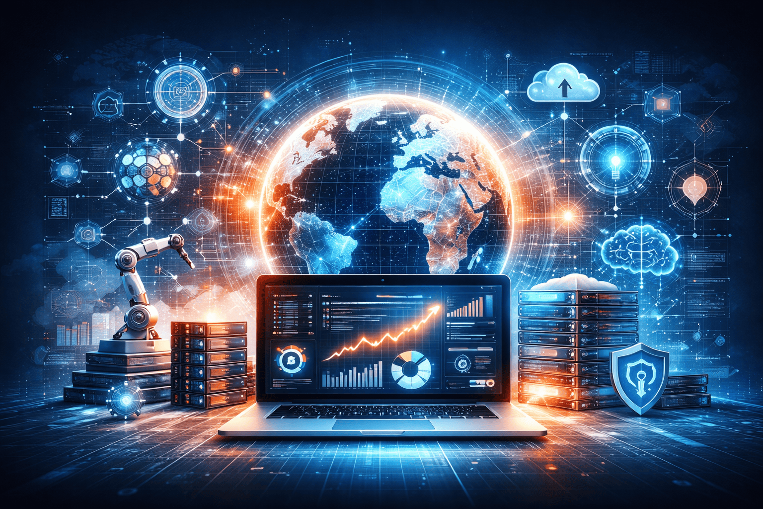 La technologie moderne : architectures, innovations, standards et impacts stratégiques sur le monde numérique